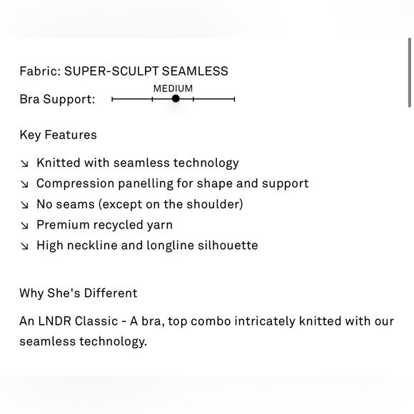 LNDR aero dynamic sports bra — grey marl — S/M - Picture 6 of 7